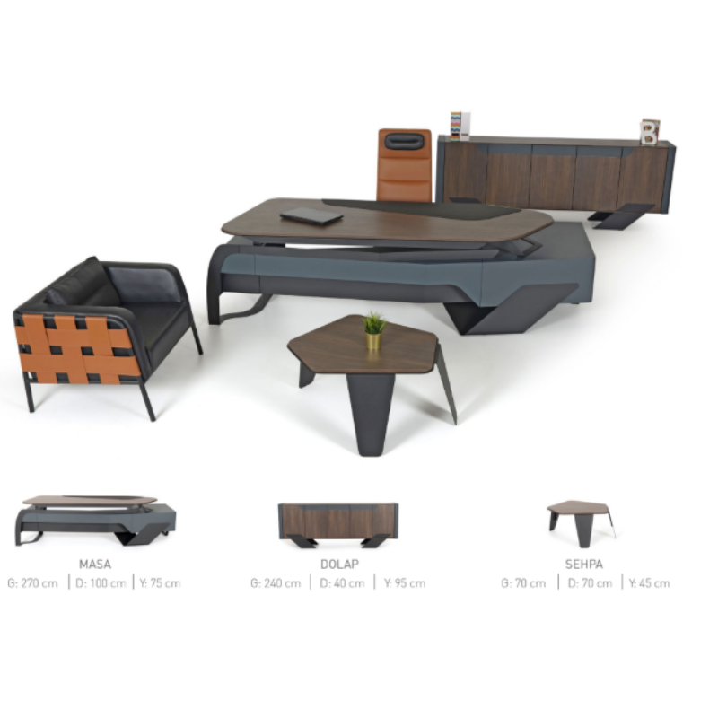 Bold Yönetici Masa Takımı - Görsel 2