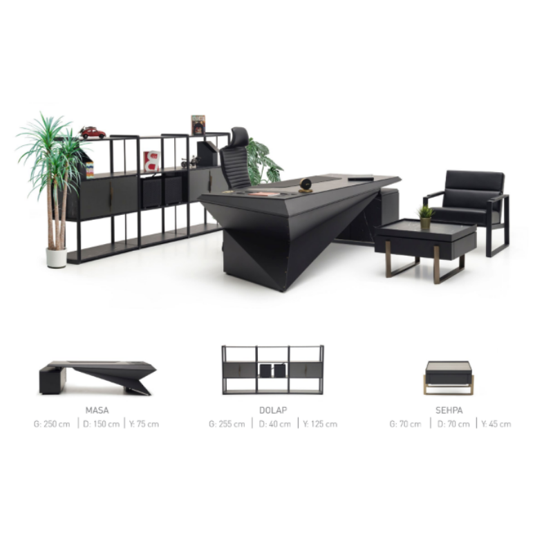 Carmen Yönetici Masa Takımı - Görsel 2