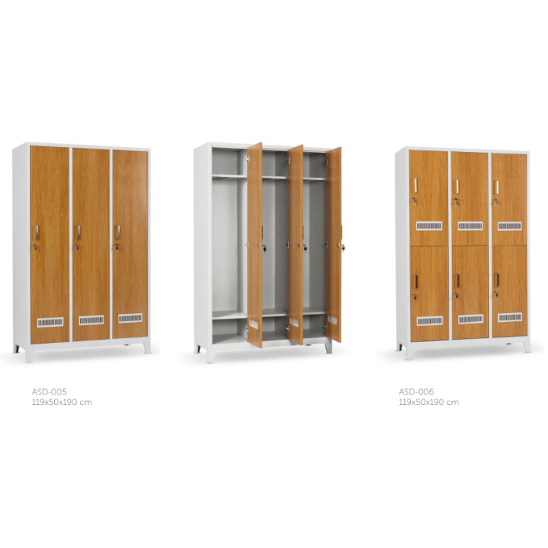 Ahşap Kapaklı Soyunma Dolabı